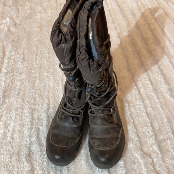 Pajar brown boots great quality leather lace up boots size 7.5 - Picture 6 of 8